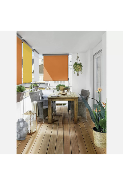 ENLIS Balkon Dikey Stor Tente 140x250 cm Gölgelendirme ve Mahremiyet Perdesi