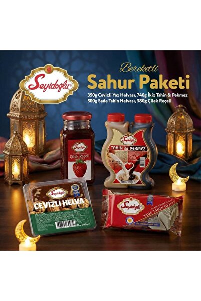 Seyidoğlu Bereketli Sahur Paketi – Tahin, Pekmez, Helva ve Reçel Seti