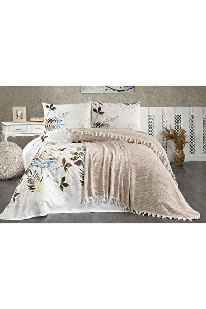 elvira concept Valeria 100% Cotton Double Pique Bed Sheet Set