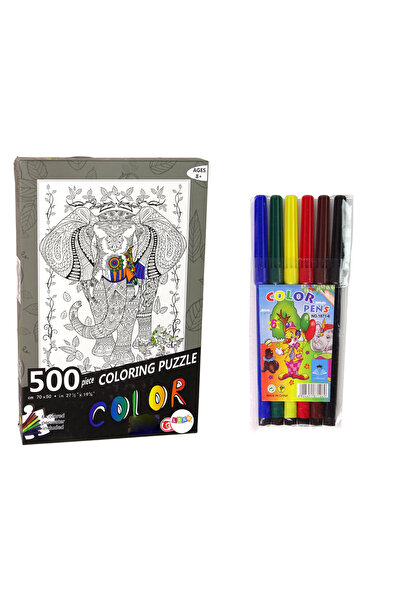 Three top online Puzzle Culori 500 Elefant