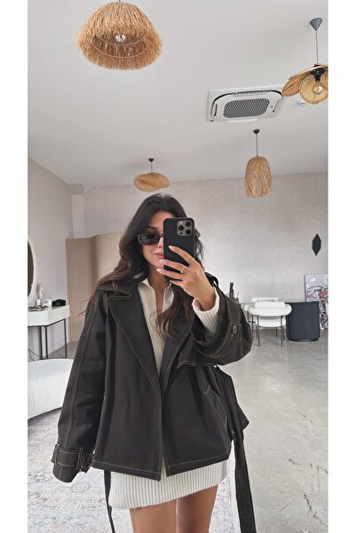 Buket Teke Brown Jean Jacket