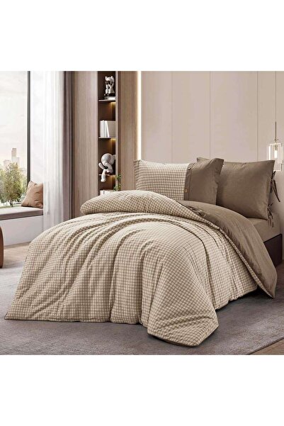 Alhabib bedding Single summer bedspread, light brown cotton, suitable for a 1...