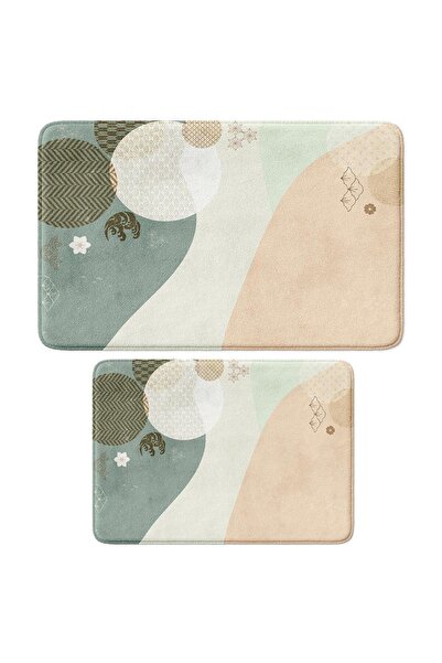 Monnhein Cute Printed 2-Piece Bath Mat Set - Non-Slip Base, End of the Series...