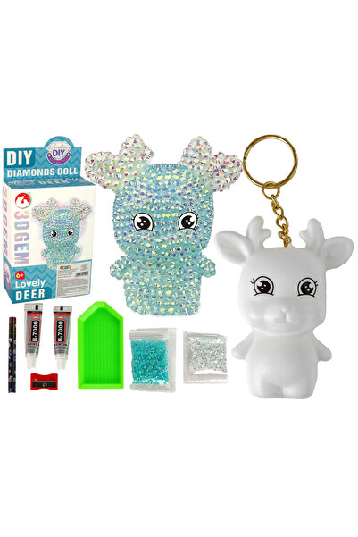 Three top online DIY Diamond Creative Kit Green Reindeer Crystals Sequins 3D ...