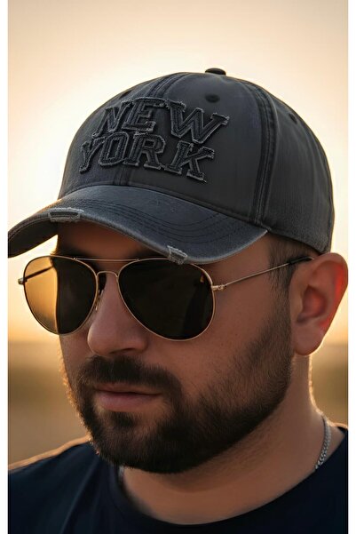 akix Șapcă sport unisex NEWYORK Vintage, cu spate reglabil