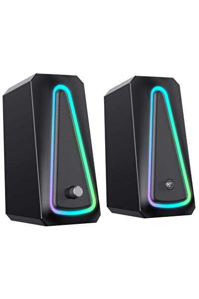 Havit Gamenote SK208 PRO RGB Işıklı 2.0 Stereo Gaming PC Hoparlör – 10W RMS, ...