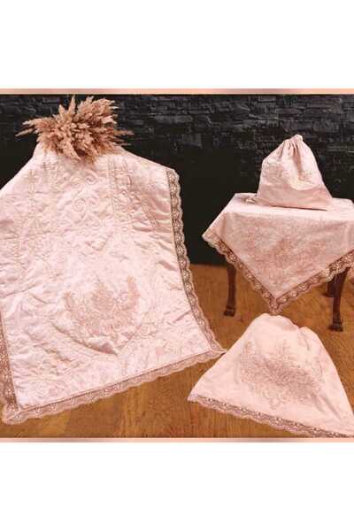 Lamazihome طقم سجادة الصلاة، طقم سجادة الصلاة المخملية، سجادة الصلاة