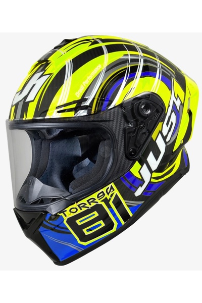 Just1 J-GPR JORDİ TORRES BLUE KARBON KASK