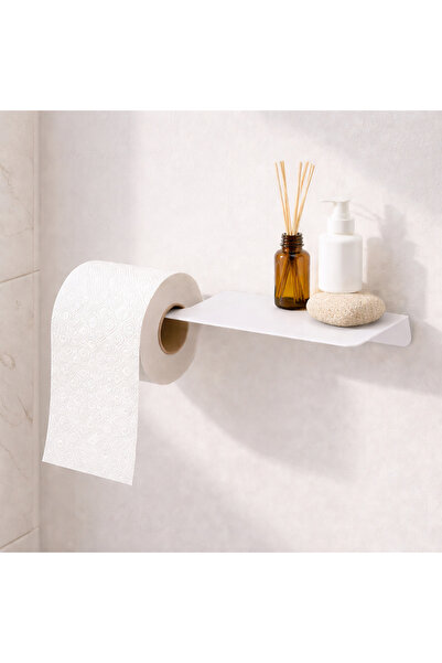 Decopin RAFLI WC TUVALET KAĞIDI ASKILIĞI BEYAZ RENK