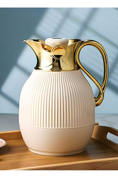 ALQANNAS 1 Liter Insulated Vacuum Thermos Flask | Keeps Drinks Hot for 24 Hou...