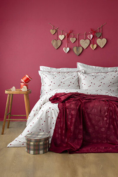 Apricitas HOME Nina Double 100% Cotton Duvet Cover and Blanket Set