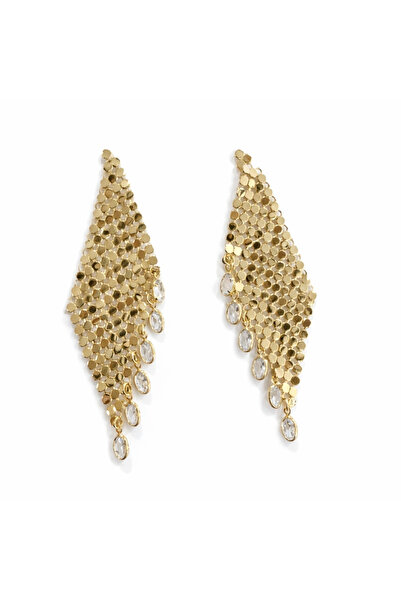 neslyaccessories Gold Dangle Earrings