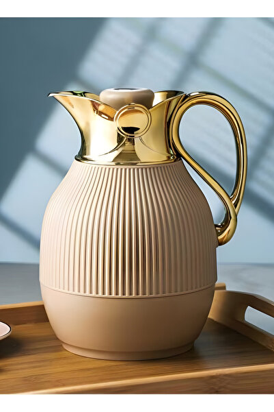 ALQANNAS 1 Liter Insulated Vacuum Thermos Flask | Keeps Drinks Hot for 24 Hou...