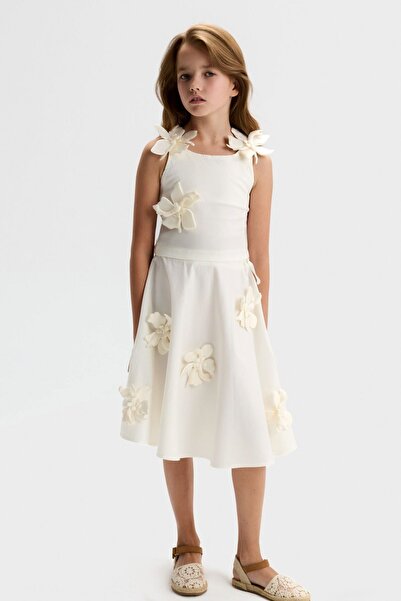 HAUSEkids Set pentru fete Star Blossom, 8-14 ani - Ecru