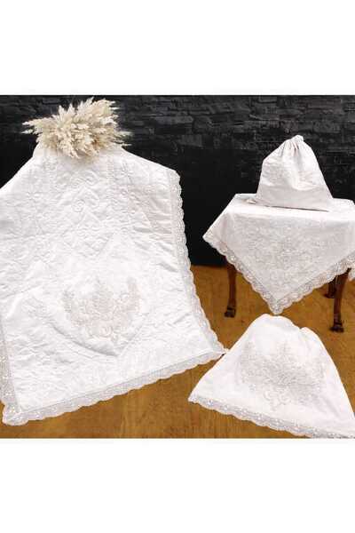 Lamazihome طقم سجادة الصلاة، طقم سجادة الصلاة المخملية، سجادة الصلاة