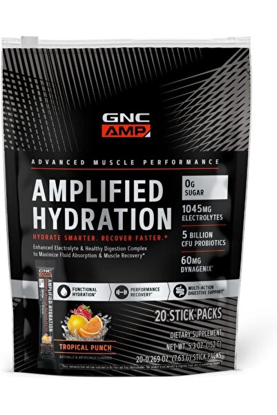 G.N.C GNC AMP Amplified Hydration | Enhanced Electrolyte & Healthy Digestion ...