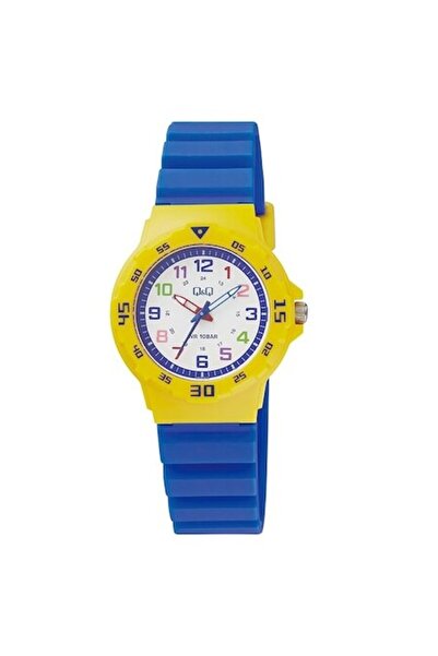 Q&Q Ceas pentru copii VR19J011Y, albastru galben