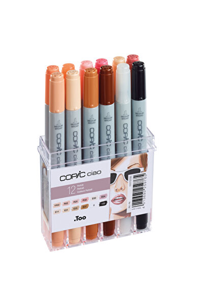 Copic CIAO SET PORTRAIT COLOURS 12 LI