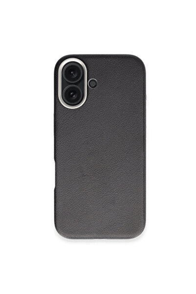 FREEDOM STOREE غطاء جوكي آيفون 16 وندر من الجلد ماج سيف - أسود