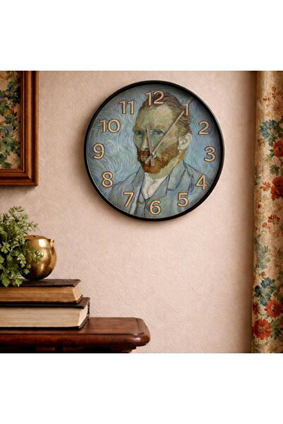 casera's accessories luxury design Van Gogh Self-Portrait Patterned Glass Wal...