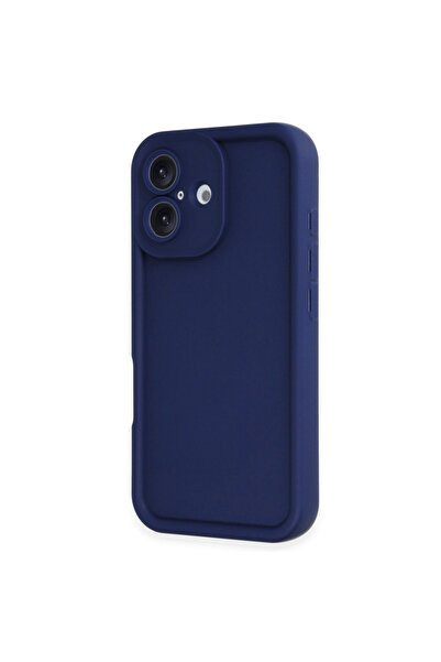 eco port iPhone 16 Case Viera Silicone - Navy Blue