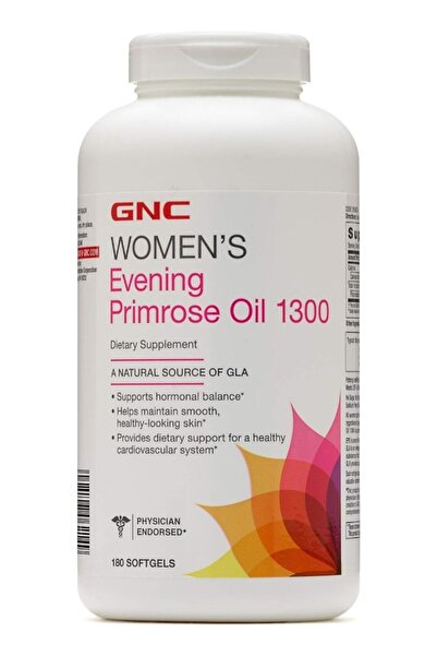 GNC زيت زهرة الربيع المسائية للنساء، 1300 كبسولة هلامية مكمل غذائي