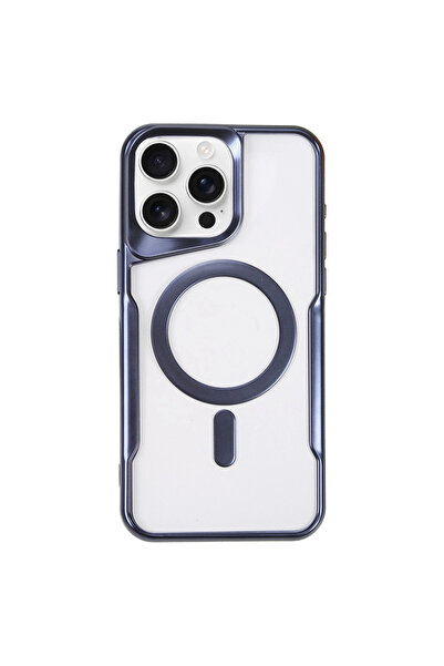 eco port iPhone 16 Pro Case Boyi Magsafe Silicone Cover - Navy Blue