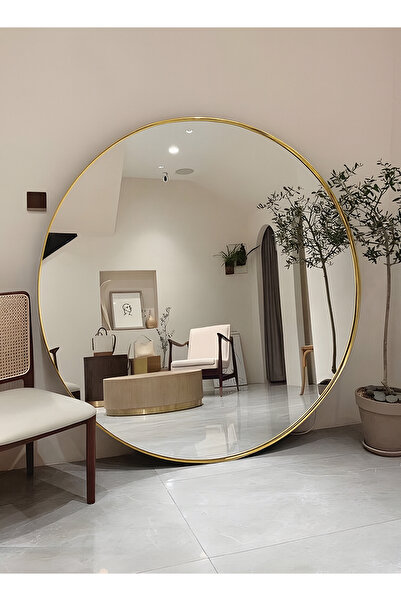 Taimi مرآة كبيرة جدًا بتصميم أنيق 120 سم - للمكياج، غرفة الملابس، غرفة المعيش...