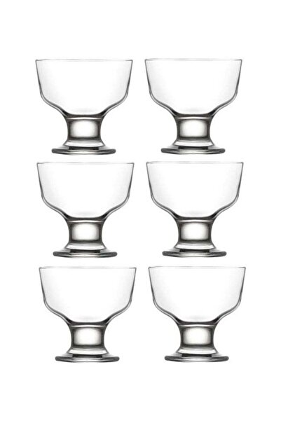 LAV 6-Piece Destina Ice Cream Bowl Set Clear 6x285ml