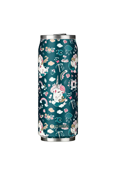 Les Artistes Paris Isı Yalıtımlı Kutu Çelik Termos 500ml Unicorn