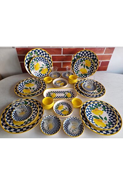Keramika 33 Parça Limoncella Kahvaltı Takımı
