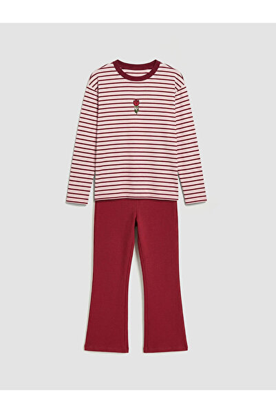 LC Waikiki Tricou și pantaloni cu dungi pentru fete de la UZG STORE, pentru s...