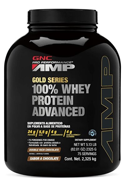 G.N.C GNC Pro Performance Amp Gold Series 100% Whey Protein Advanced (Chocolate)