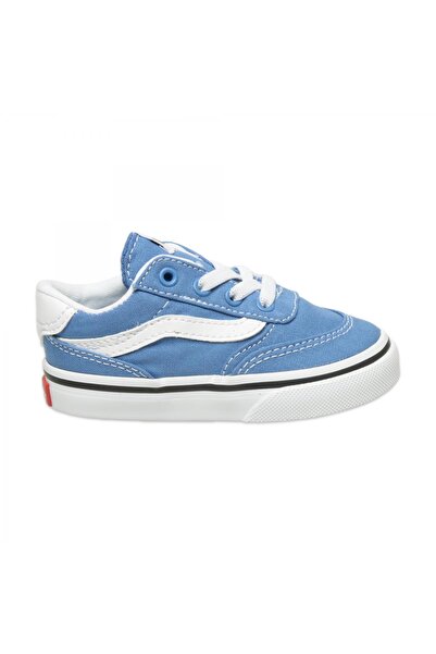 Vans Vn000Dbq Brooklyn Ls Slip-On Sneakers Μπλε Παιδικά Αθλητικά Παπούτσια