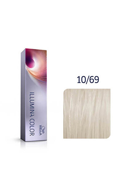 Wella Professionals Vopsea de păr permanentă Illumina Color 10/69 - blond des...