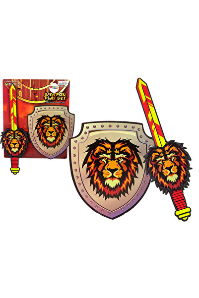 Three top online EVA Foam Knight Set Sword and Shield Lion