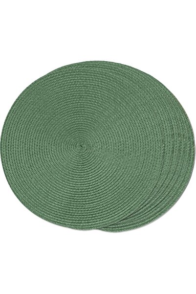 Geneic FunWheat Round Braided Placemats Set of 6