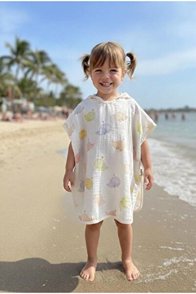 mayakids بونشو من قماش الموسلين بنقشة الدلفين للجنسين