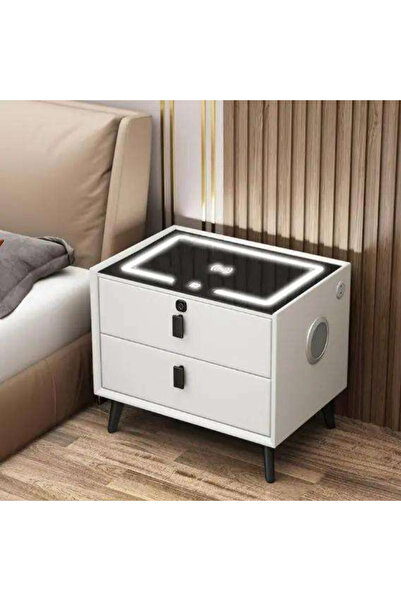 Elancee Noptiera Inteligenta, Noptieră 3-în-1 cu încărcare wireless, blocarea...