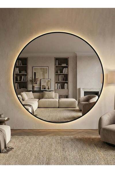 Taimi Extra Large Mirror with Stylish Backlit Design 120cm-For Makeup,Dressin...