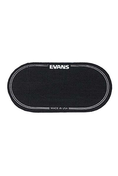 EVANS EQPB2 PEDAL BAS DAVUL DERİ KORUYUCU SİYAH (2 ADET)
