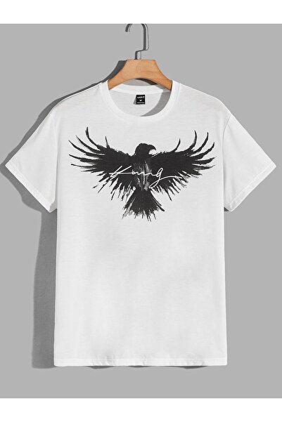 ZEMLİYA Tricou unisex supradimensionat cu imprimeu grafic – Croială lejeră pe...