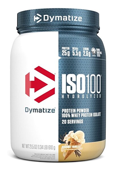 Dymatize ISO100 Hydrolyzed Protein Powder, 100% Whey Isolate, 25g of Protein,...