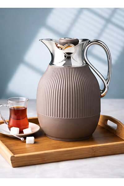 ALQANNAS 1 Liter Insulated Vacuum Thermos Flask | Keeps Drinks Hot for 24 Hou...