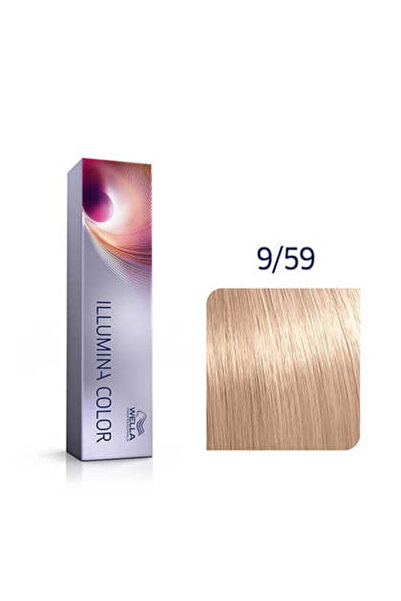 Wella Professionals Vopsea de păr permanentă Illumina Color 9/59 - blond maho...