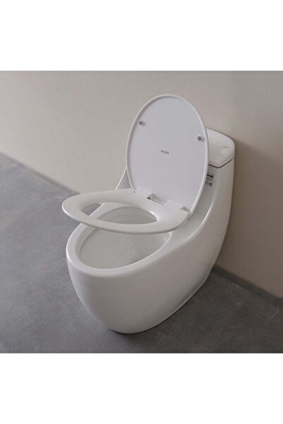 Milano Siphonic 1Pc Ceramic WC with S-Trap 250mm, White Sanitary Toilet with ...