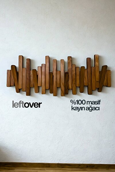 Bag The Joy Leftover Masif Kayın Ahşap Piyano Askılık | 6’lı Açılır Kapanır D...