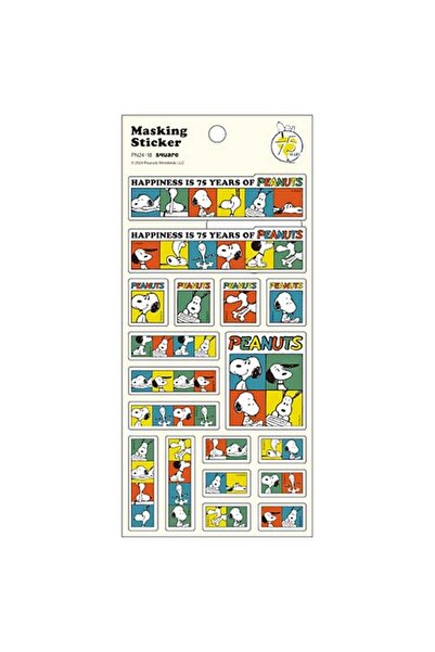 PEANUTS Snoopy Maskeleme Çıkartmaları Sticker