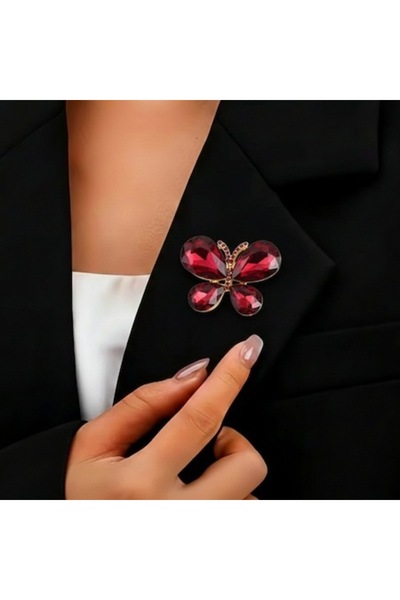 RAHEL Broșă fluture pentru femei Rahel, model cristal