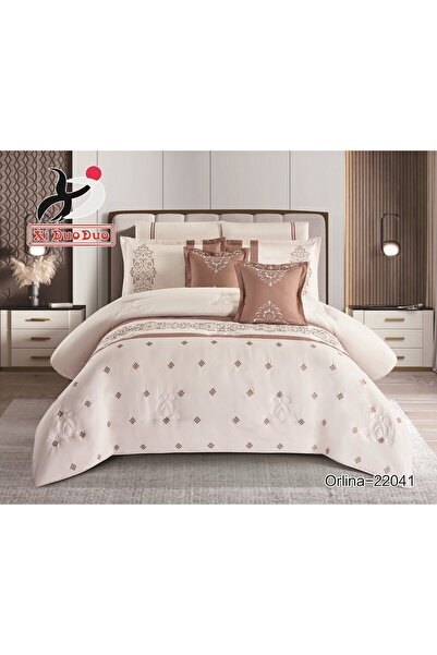 xi Duo Duo Summer embroidered double bedsheet set, 8 pieces. Cover size: 240*...